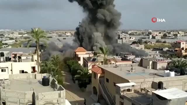 - İsrail savaş uçakları Gazze'de evi hedef aldı