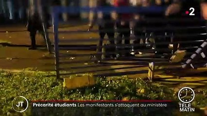 Paris : des étudiants ont forcé les grilles du ministère de l'Enseignement supérieur