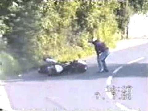 Faces -of death -Motorcycle Accident (The guy shouldn't be a