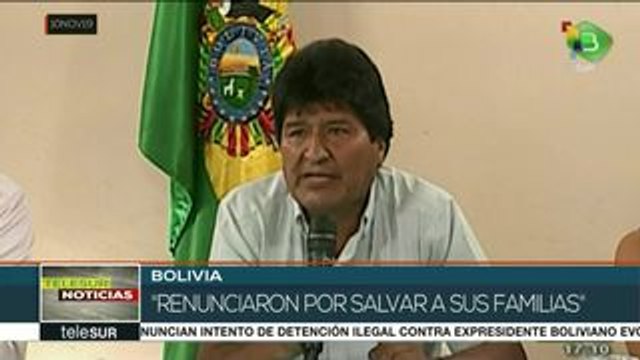 teleSUR Noticias: Consumado Golpe de Estado en Bolivia