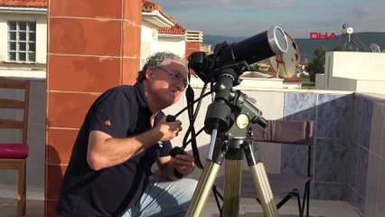 Eski NASA çalışanı, Merkür tutulmasını teleskobuyla izledi