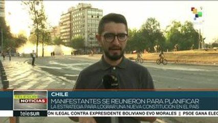 Chilenos mantienen sus protestas pese a la represión policial