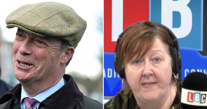 Caller says Nigel Farage is a complete narcissist