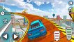 Crazy Car City Roof Stunts - Stunts Car Games - Android GamePlay FHD #2