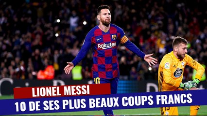 Messi et ses plus beaux coups francs !
