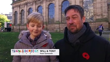 Remembrance Sunday in Birmingham!