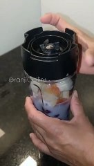 How to make homemade fruit shake in 1 minute  and take with you ..
