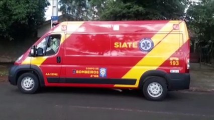 Corpo de Bombeiros é acionado para atender idoso no Paulo Godoy