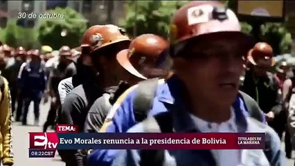 Tras su renuncia, no saben dónde está Evo Morales