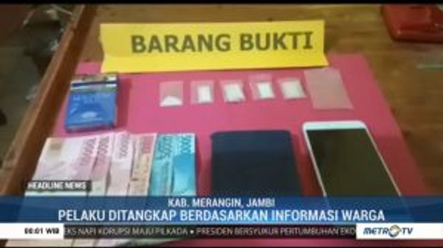 Sat Narkoba Polres Merangin Ringkus Seorang Pengedar Sabu
