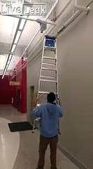 Comment utiliser une échelle...? Pas certain qu'ils sache réellement !