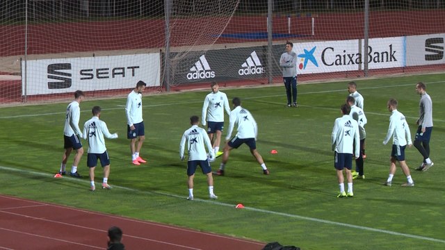 La selección entrena para enfrentarse a Malta y Rumanía