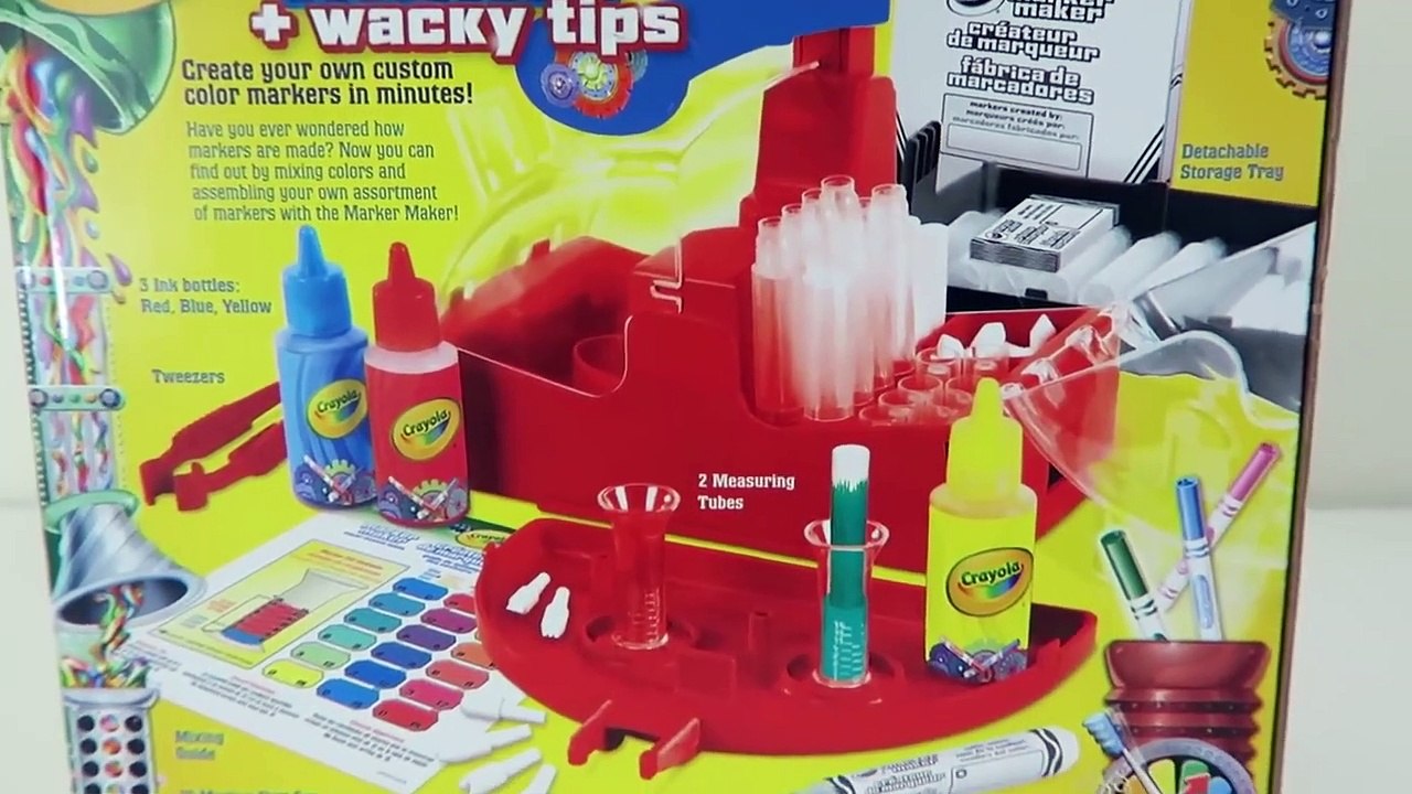 Crayola Marker Maker + WHACKY TIPS Play Kit video Dailymotion