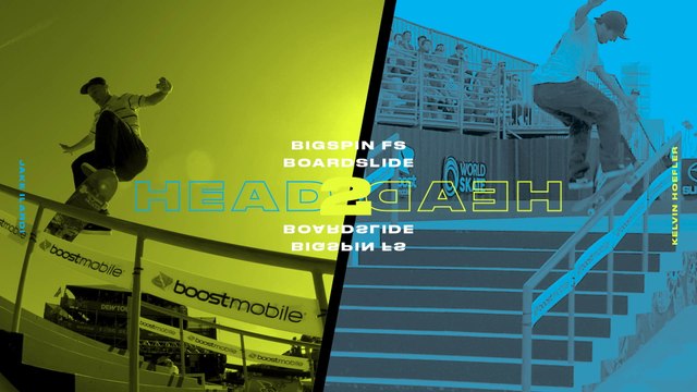 Head 2 Head: Jake Ilardi Vs Kelvin Hoefler Bigspin Frontside Boardslide