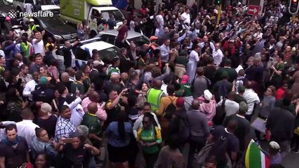 Springbok fans pummel suspected phone thief in South Africa