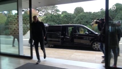 Zidane llega al Foro de Entrenadores de Clubes de Élite de la UEFA