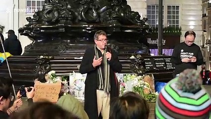 Hong Kong protesters hold rally in London against police brutality