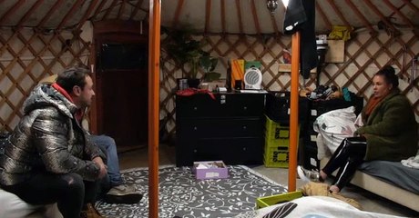 Merel, Jessie en Gerrit gesprek Yurt 2