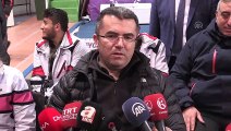 Erzurum Valisi Memiş, tekerlekli sandalyede curling oynadı - ERZURUM