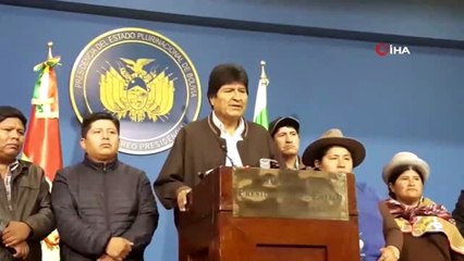 - İstifa eden Morales, hakkındaki tutuklama emrini "yasadışı" olarak nitelendirdi