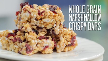 Whole Grain Marshmallow Crispy Bars