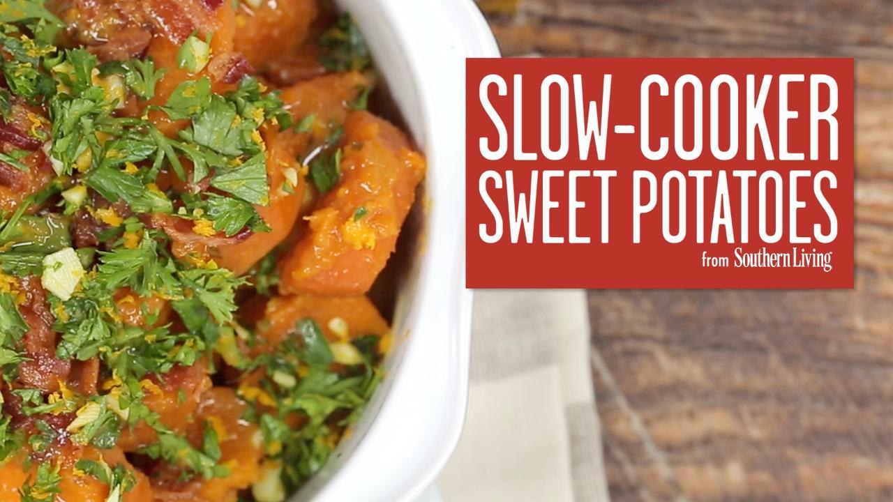 Slow-Cooker Sweet Potatoes