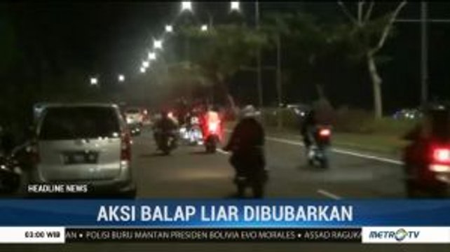 Pelaku Balapan Liar di Pagedangan Kocar-kacir Dirazia Polisi