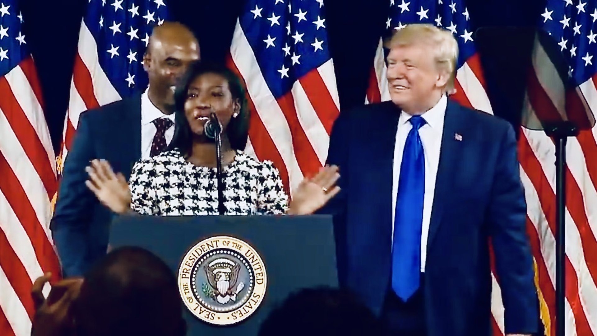 ⁣Trump Speaks at 'Black Voices for Trump' coalition