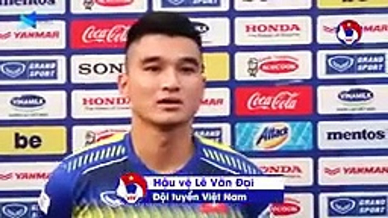 Tân binh Lê Văn Đại nói gì trước cơ hội tham dự 2 trận đấu với UAE và Thái Lan ? | VFF Channel