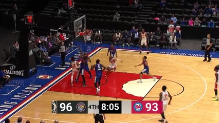 Charles Brown Posts 11 points & 13 rebounds vs. Long Island Nets