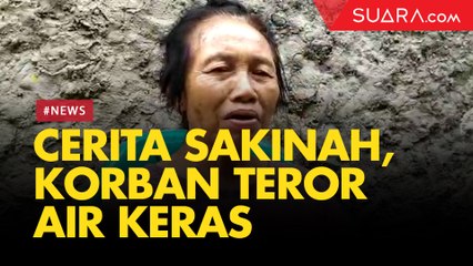 Sakinah, Pedagang Sayur Keliling Korban Teror Air Keras Ceritakan Kronologinya