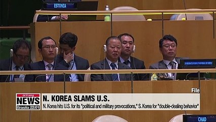 N. Korea assails U.S. for its "political and military provocations," S. Korea for "double-dealing behavior"