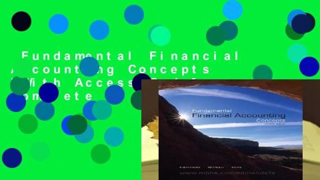 Fundamental Financial Accounting Concepts [With Access Code] Complete