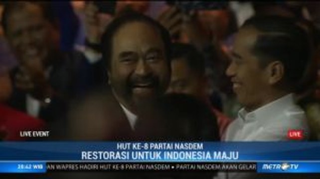 Cemburu dengan Presiden PKS, Jokowi Peluk Erat Surya Paloh
