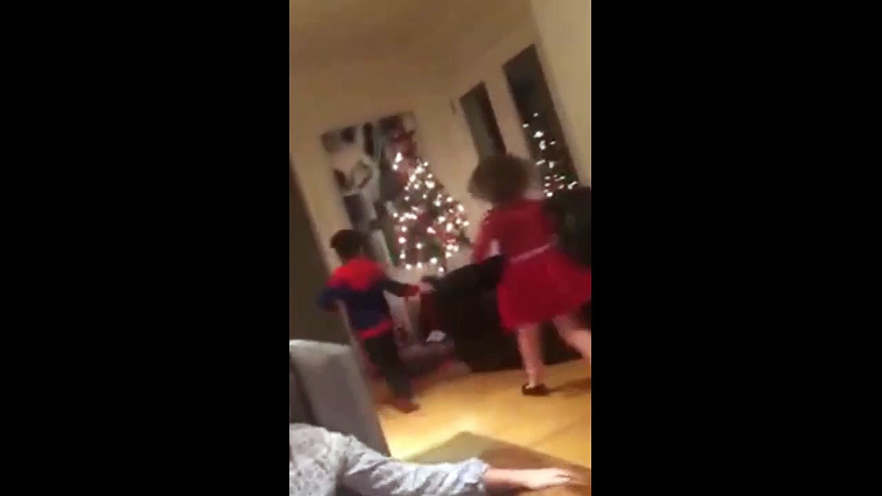 Little Boy Runs And Slips