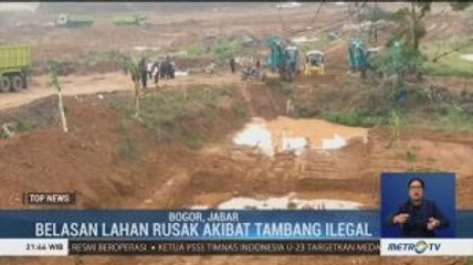 Belasan Lahan Rusak, Tim Gabungan Tutup Tambang Ilegal di Cileungsi
