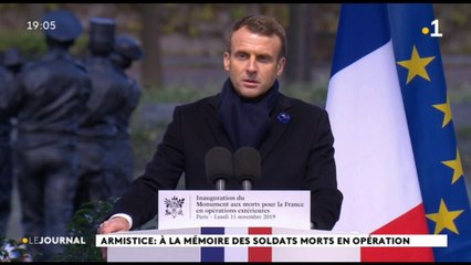 Armistice : un monument national en honneur au militaires d’aujourd’hui, morts en opération