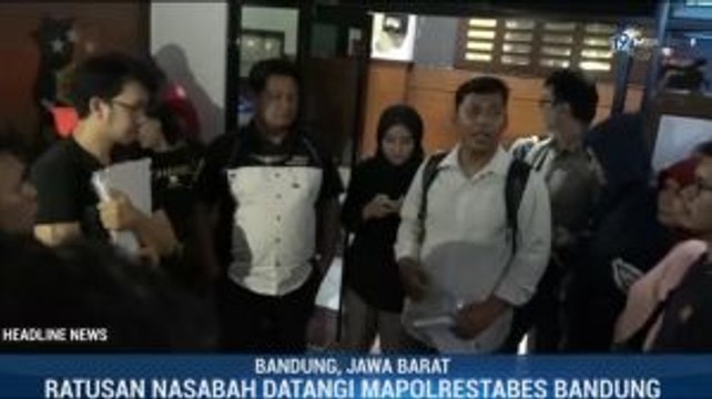 Ratusan Nasabah Akumobil Datangi Mapolrestabes Bandung