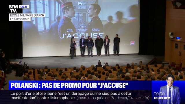 La promotion du dernier film de Roman Polanski, J'Accuse , fortement perturbée par des accusations de viol visant le réalisateur