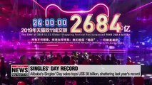 Alibaba's Singles' Day sales tops $38 billion, shattering last year's record