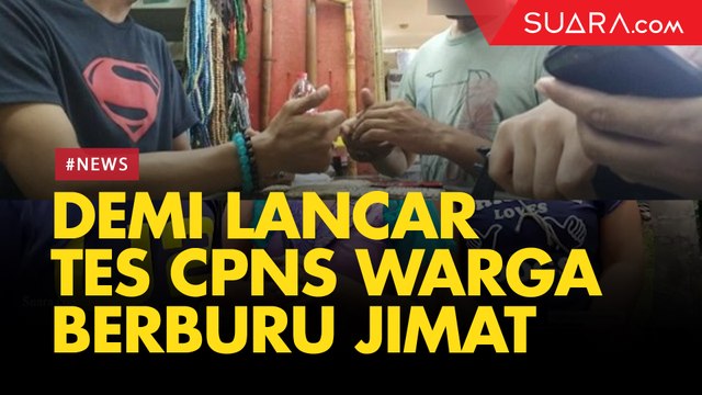 Jelang Tes CPNS, Begini Suasana Pasar Jimat di Rawa Bening Jakarta Gems Center