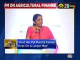 FM Nirmala Sitharaman says this government has put rural development and farmer concerns on a larger map