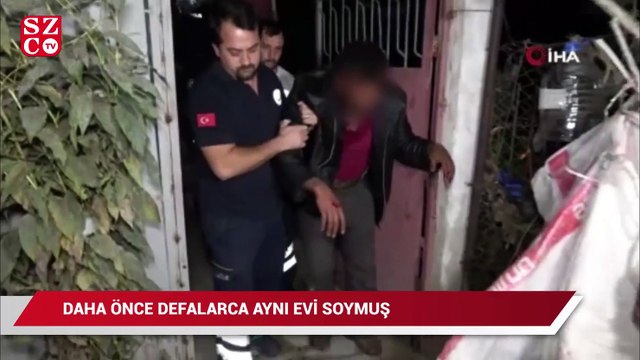 Aynı evi defalarca soyan hırsız bu kez yakayı ele verdi