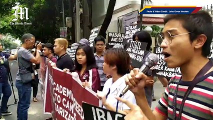 "Defend Academic Freedom, No to Campus militarization"