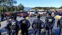 Autopista cortada en La Jonquera por Tsumani Democràtic