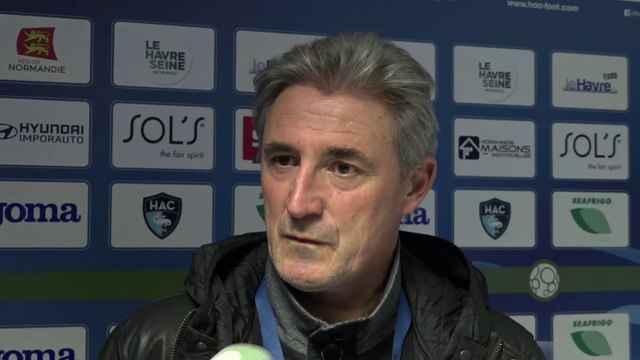 Coupe de France / Avant HAC - Dunkerque, interview de Claude Robin