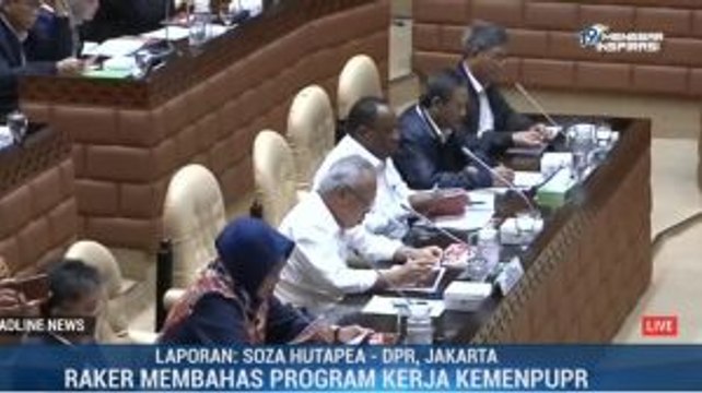 Raker Bersama Komisi V DPR, Menteri PUPR Bahas Program Kerja