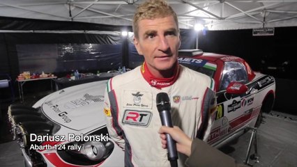 Andrea Nucita and Dariusz Polonski - Abarth 124 rally - Interview