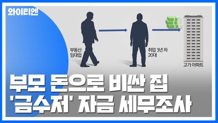 부모 돈으로 비싼 집...'젊은 금수저' 무더기 세무조사 / YTN