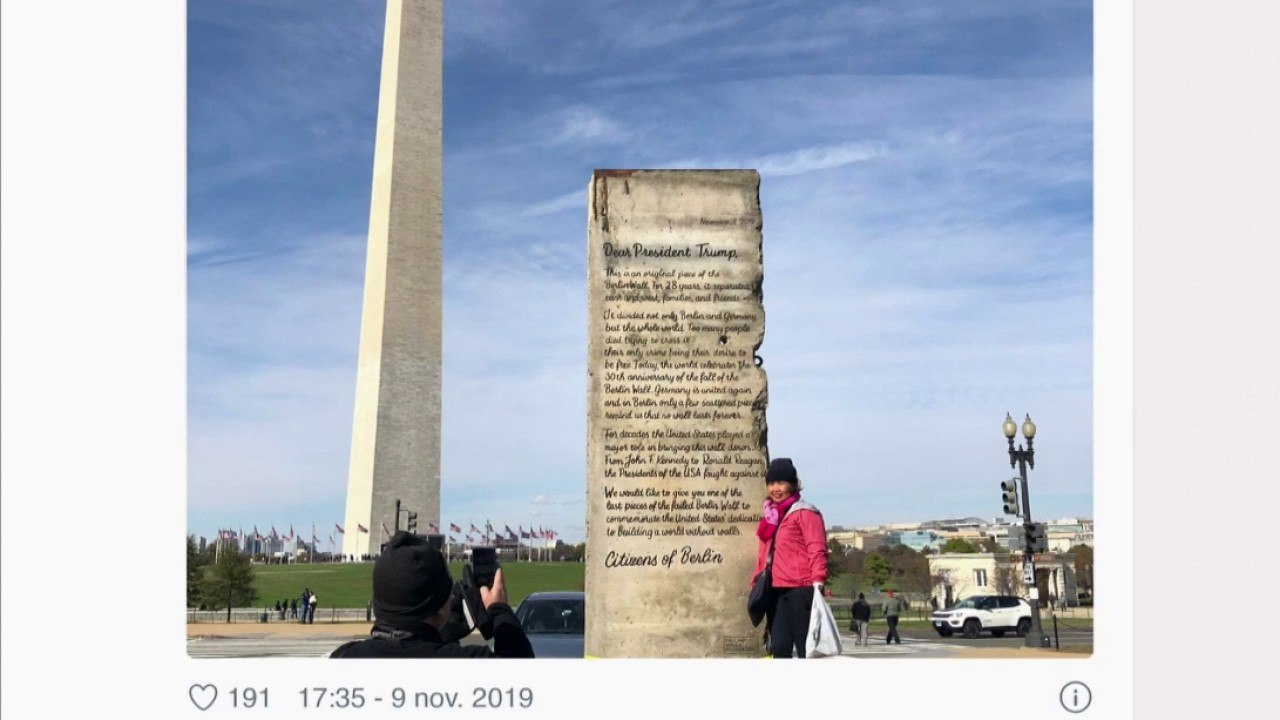 Une lettre ouverte à Donald Trump... sur un mur !